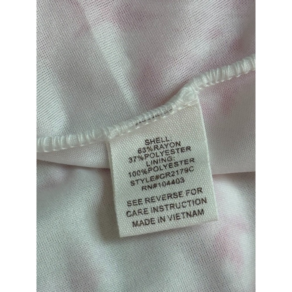 Anthropologie By The River Smocked Floral Dress Pink Cottagecore Feminine sz M - Picture 12 of 13